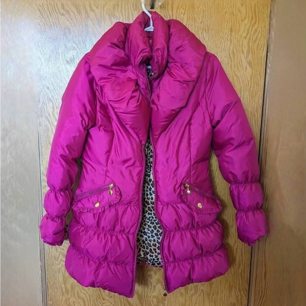 Size XL | Betsey Johnson | DOWN FILLED Pink Puffer Coat